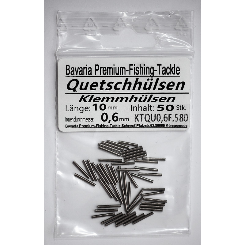 Quetschhülsen Varianten  0,6-2,4mm