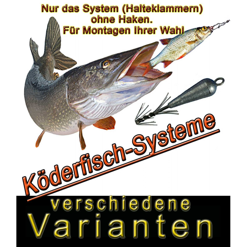 Halteklammern Standard Bavaria Köderfisch System