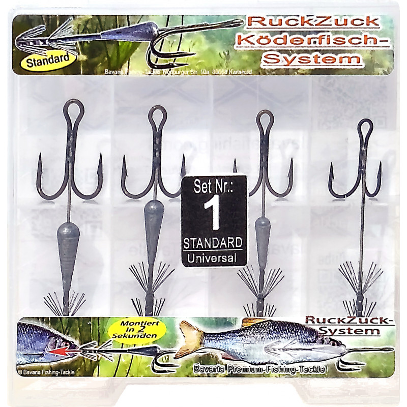 RuckZuck-Köderfisch-System STANDARD  Set1