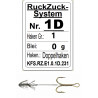 RuckZuck-Köderfisch-System STANDARD einzelne Systeme im Blister