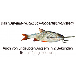 RuckZuck-Köderfisch-System "MICRO/MINI"  DOPPELHAKEN.......'Set.1D/MM'