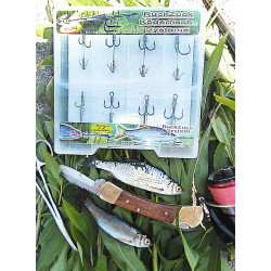 RuckZuck-Köderfisch-System "MICRO/MINI"  DOPPELHAKEN.......'Set.1D/MM'