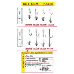 copy of RuckZuck-Köderfisch-System STANDARD Doppelhaken  Set1