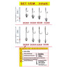 RuckZuck-Köderfisch-System "MICRO/MINI"  EINZELHAKEN.......'Set.1E/M 202'
