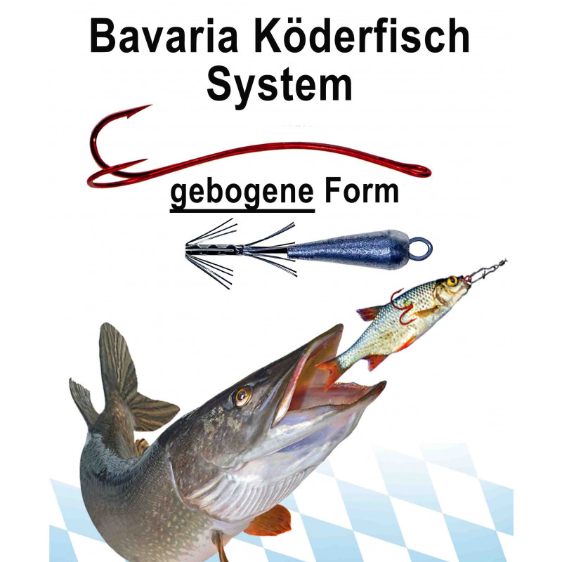 Bavaria Köderfisch System  gebogene Form