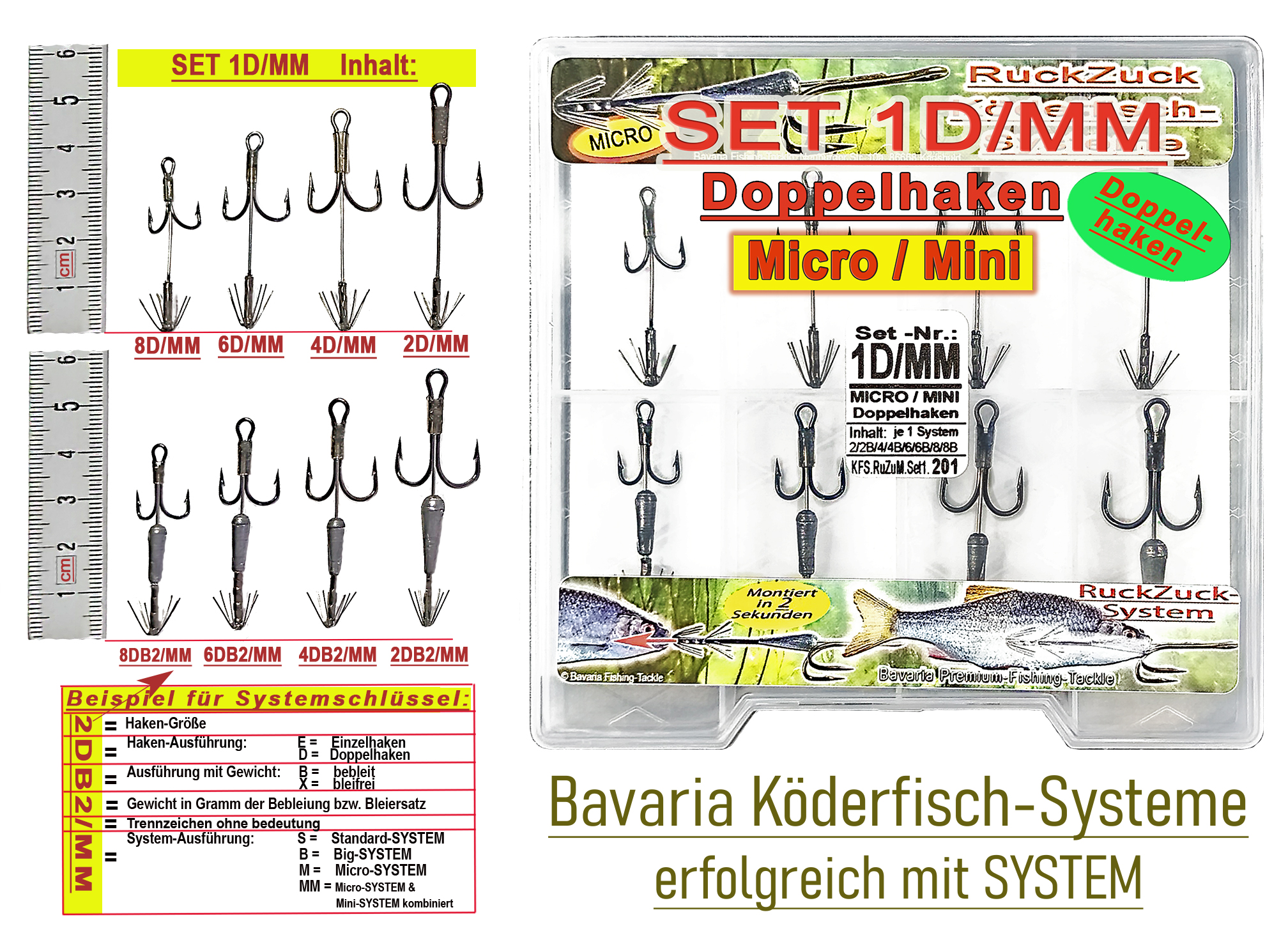 Ruck Zuck Köderfisch-SYSTEM MICRO / MINI